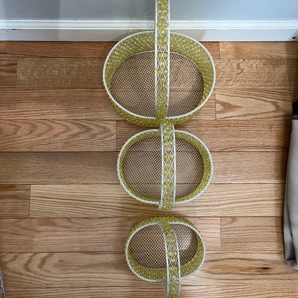 Beaded Basket 3 pieces - Picture 6 of 9